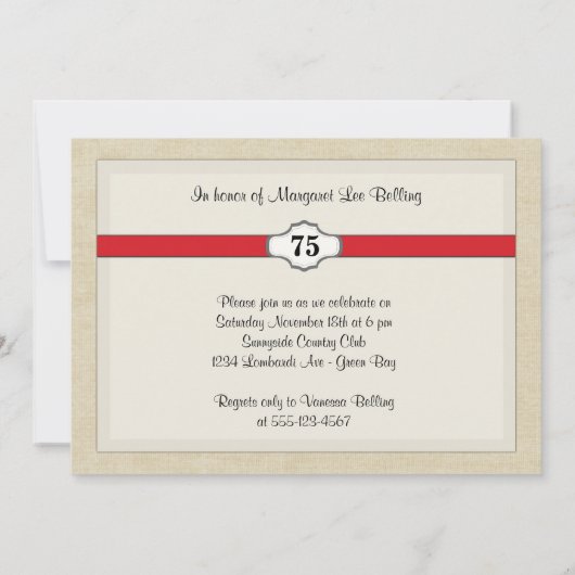 Gepersonaliseerde vrouwen - Birthday Party in de b Kaart (Achterkant)