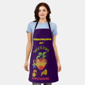 Gepersonaliseerde Vrouwen Keuken Schort (Gedragen)