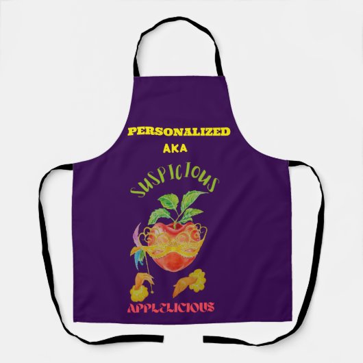 Gepersonaliseerde Vrouwen Keuken Schort (Voorkant)