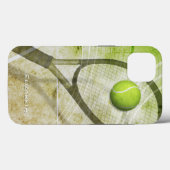 Gepersonaliseerde vrouwentennis Case-Mate iPhone case (Achterkant (horizontaal))