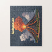 Gepersonaliseerde vulkaan Kinder Legpuzzel (Verticaal)