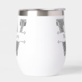 Gepersonaliseerde W Initiaal Silver Monogram Jouw  (Links)