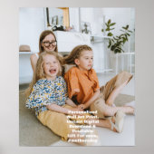 Gepersonaliseerde Wall Art Print Mom Moederdag Gif (Voorkant)