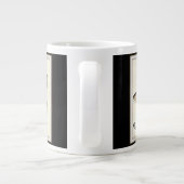 Gepersonaliseerde Walleye Pike Fish Grote Koffiekop (Achterkant)