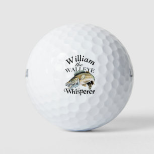 Gepersonaliseerde Walleye Whisperer Visser Golfballen