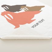 Gepersonaliseerde Walrus Herd Shepra Deken (3/4)