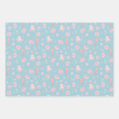 Gepersonaliseerde walvis Nautical Inpakpapier Vel (Voorkant 3)