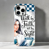 Gepersonaliseerde wandeling door het geloof Christ Case-Mate iPhone Case