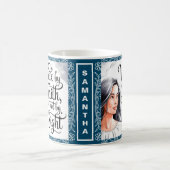 Gepersonaliseerde wandeling door het geloof Christ Koffiemok (Center)