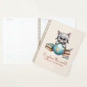 Gepersonaliseerde "Wander Cat" Academische Planner (Display)