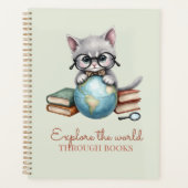 Gepersonaliseerde "Wander Cat" Academische Planner (Voorkant)