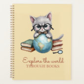Gepersonaliseerde "Wander Cat" Academische Planner (Voorkant)