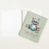 Gepersonaliseerde "Wander Cat" Academische Planner (Display)