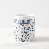 Gepersonaliseerde "Wanneer vogels roddelen, harten Koffiemok (Center)