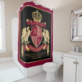 Gepersonaliseerde wapenstilstand - Eagle Eagle Emb Douchegordijn (In situ)