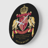 Gepersonaliseerde wapenstilstand - Eagle Eagle Emb Grote Klok (Hoek)