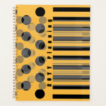 Gepersonaliseerde Warm Geel Zwart Geïnspireerd