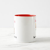 Gepersonaliseerde warme chocolade Kinder kerst Tweekleurige Koffiemok (Center)