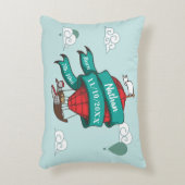 Gepersonaliseerde warme luchtballon Baby Birth Kee Accent Kussen (Voorkant(Verticaal))