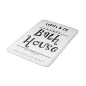 Gepersonaliseerde wasdroog wasdroog wasgoed badmat (Gekanteld)