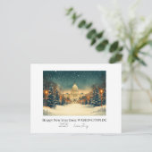 Gepersonaliseerde Washington DC Nieuwjaarsvakantie Feestdagenkaart (Staand voorkant)