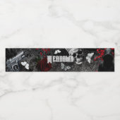 Gepersonaliseerde Water Bottle Label Haunting Adel Waterfles Etiket (Enkel label)