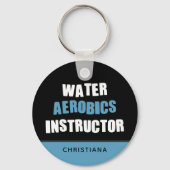 Gepersonaliseerde wateraerobics-instructeur sleutelhanger (Voorkant)