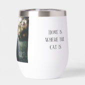 Gepersonaliseerde waterfles - aangepaste naam of o (Achterkant)