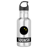 Gepersonaliseerde waterfles cadeau voor squash spe (Voorkant)