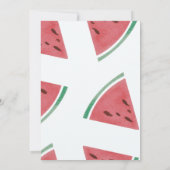 Gepersonaliseerde Watermeloen Hartelijk dank Bedankkaart (Achterkant)