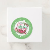 Gepersonaliseerde Watermeloen Verjaardagsfeestje Bedankjes Labels (In situ)