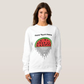 Gepersonaliseerde Watermelon & Palestina T-shirt (Voorkant volledig)