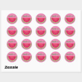 Gepersonaliseerde Watermelon Stickers (Vel)