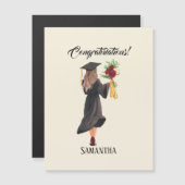 Gepersonaliseerde Waterverf Afstuderen (Voorkant / Achterkant)