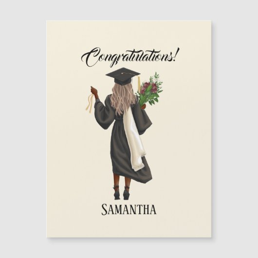 Gepersonaliseerde Waterverf Afstuderen (10) (Voorkant)