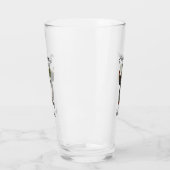 Gepersonaliseerde Waterverf Afstuderen (10) Glas (Links)