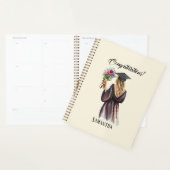 Gepersonaliseerde Waterverf Afstuderen (11) Planner (Display)