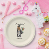 Gepersonaliseerde Waterverf Afstuderen (12) Papieren Bordje (Feest)