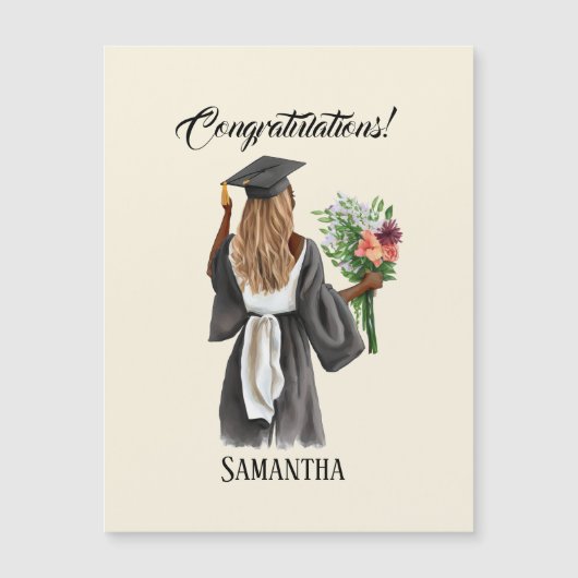 Gepersonaliseerde Waterverf Afstuderen (13) (Voorkant)