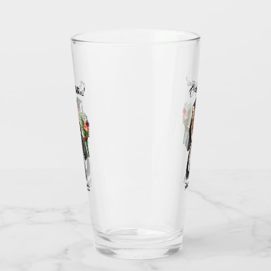 Gepersonaliseerde Waterverf Afstuderen (13) Glas (Links)