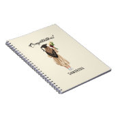 Gepersonaliseerde Waterverf Afstuderen (2) Notitieboek (Rechterzijde)