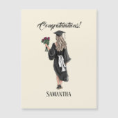 Gepersonaliseerde Waterverf Afstuderen (3) (Voorkant)