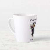 Gepersonaliseerde Waterverf Afstuderen (7) Latte Mok (Linkerhoek)