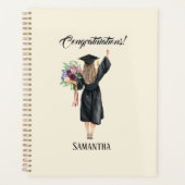 Gepersonaliseerde Waterverf Afstuderen (8) Planner (Voorkant)