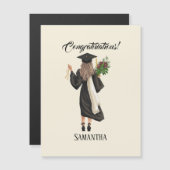 Gepersonaliseerde Waterverf Afstuderen (9) (Voorkant / Achterkant)