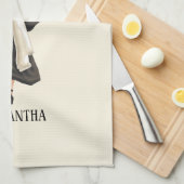 Gepersonaliseerde Waterverf Afstuderen (9) Theedoek (Quarter Fold)