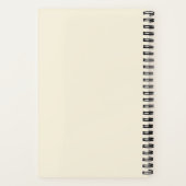 Gepersonaliseerde Waterverf Afstuderen Notitieboek (Achterkant)