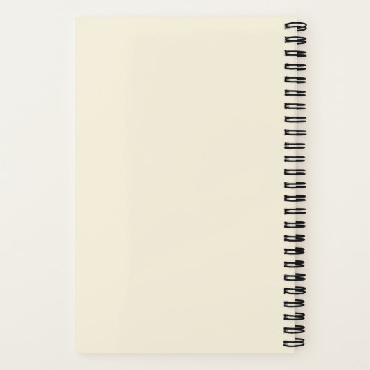 Gepersonaliseerde Waterverf Afstuderen Notitieboek (Achterkant)