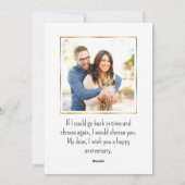 Gepersonaliseerde Waterverf Apple Jubileum Kaart (Achterkant)