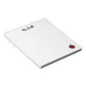 GEPERSONALISEERDE WATERVERF APPLE NOTITIEBLOK (Schuin)